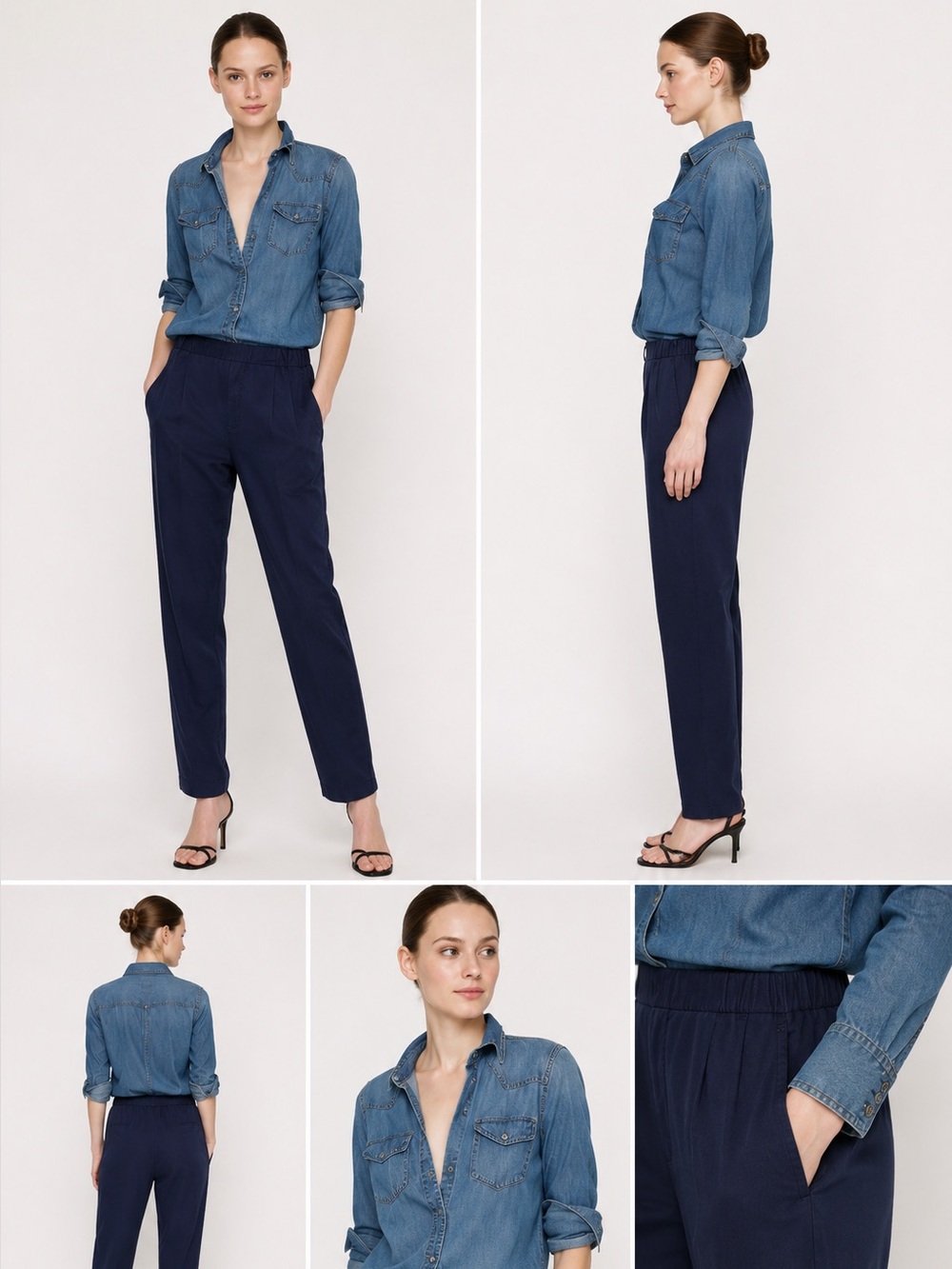NWT J Crew by Juan Carlos Obando  
RARE Navy & Denim Jumpsuit